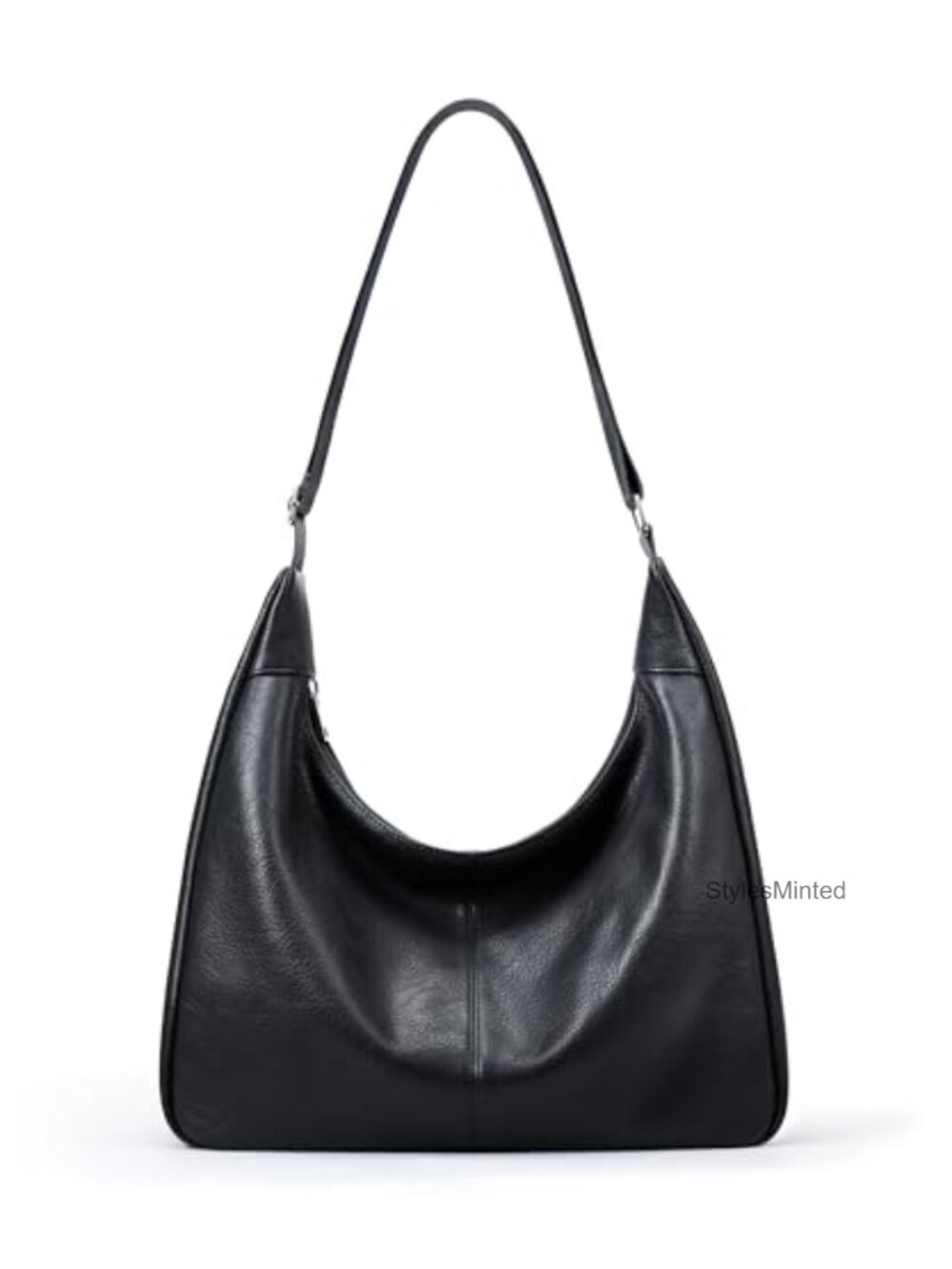 Vegan Leather Slouchy Hobo Bag Women Casual Soft Tote Handbag Crossbody